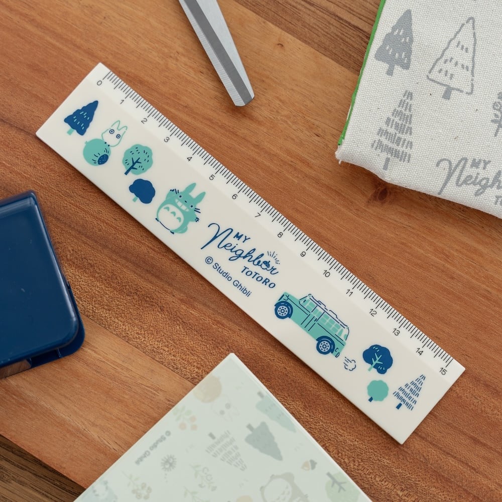 となりのトトロ 15cmものさし・定規（森のトトロ柄/7407） | すすのこ