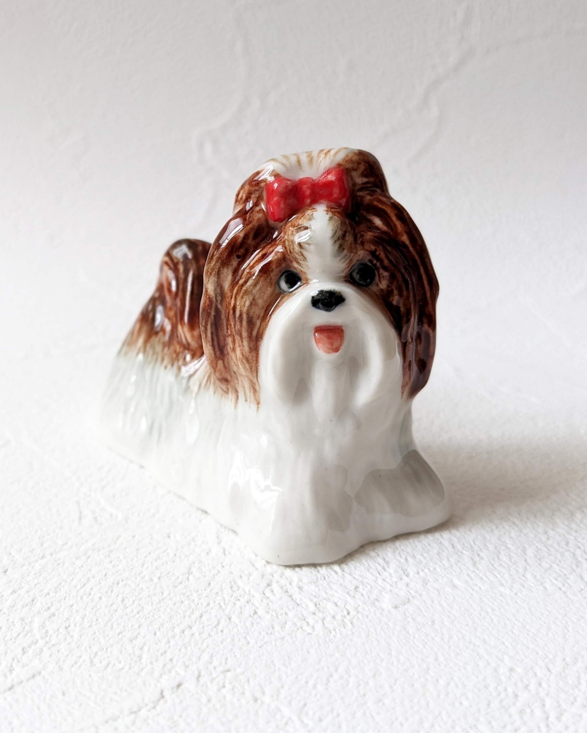 【ミニチュア陶器】 Shih Tzu~stand②~