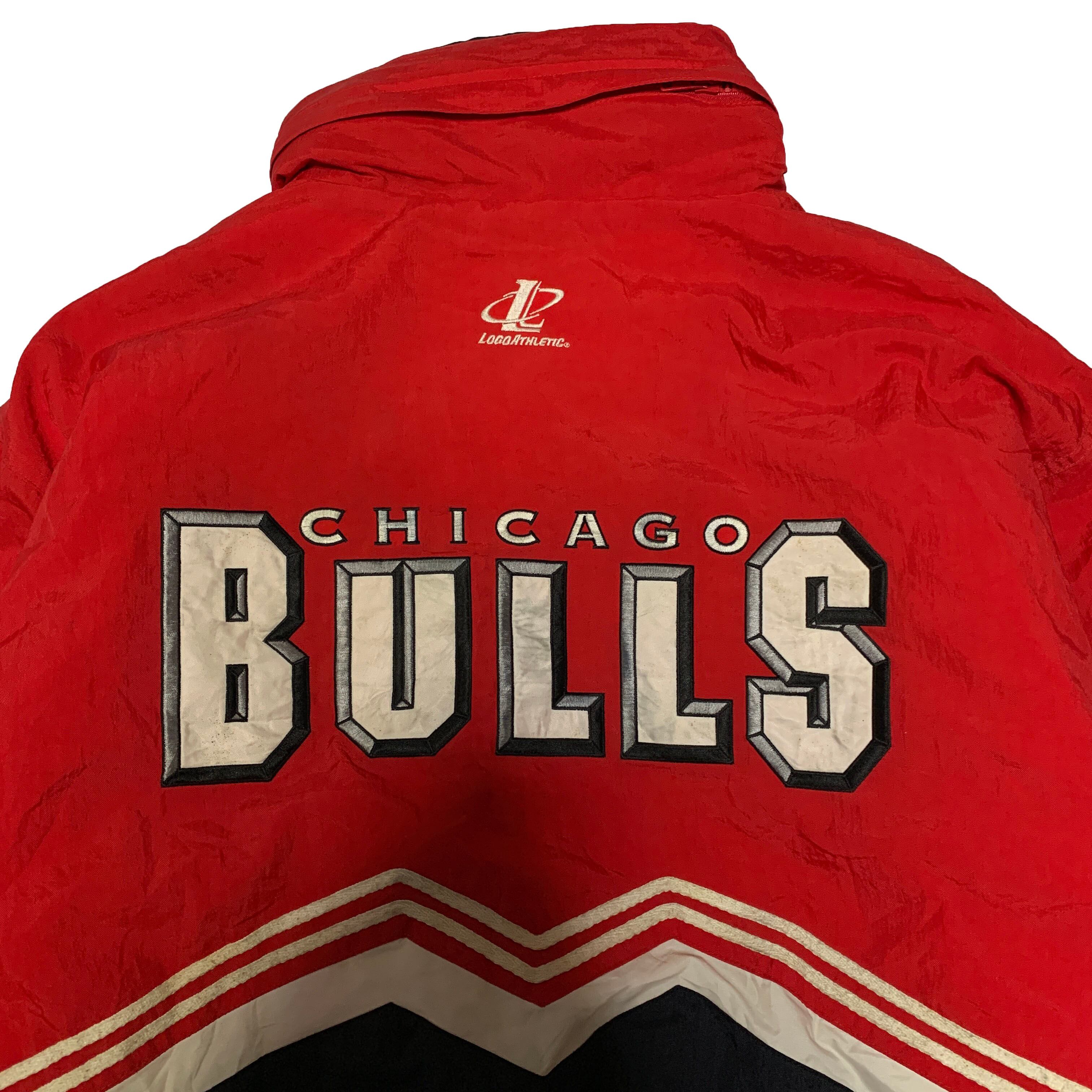 ９０S NBA Chicago Bulls/Logo Athletics シカゴブルズ ナイロン