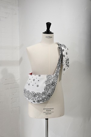 White Bandana body bag mini