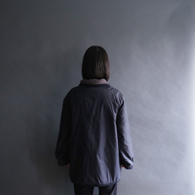 3-tone and switching design reversible jacket 