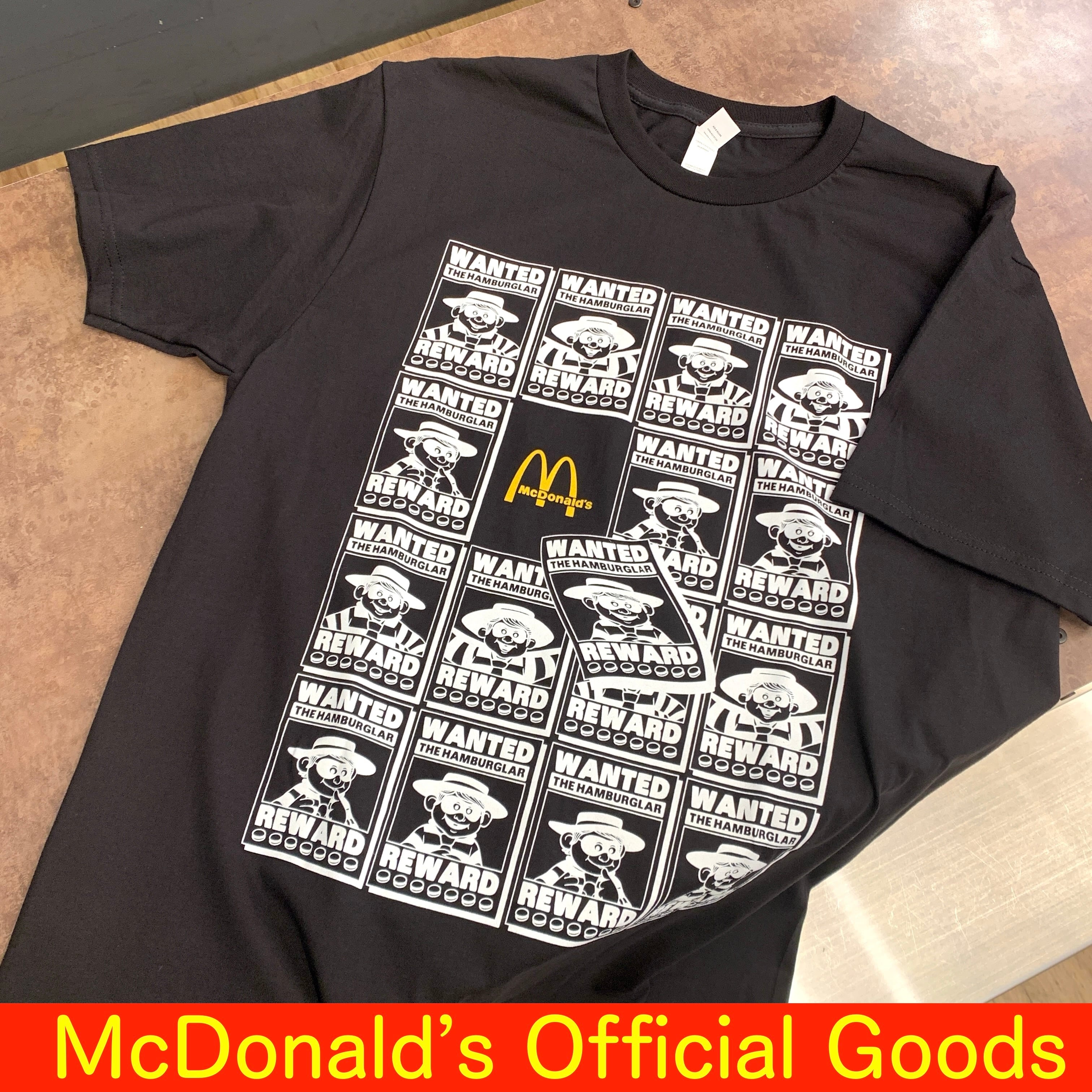 【McDonald's】WANTED Hamburglar Tee