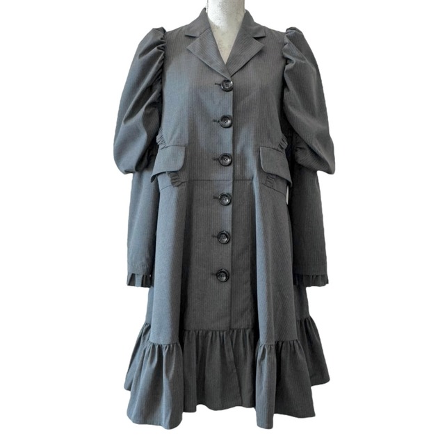 フリルスーツワンピース BLACK | HEIHEI 