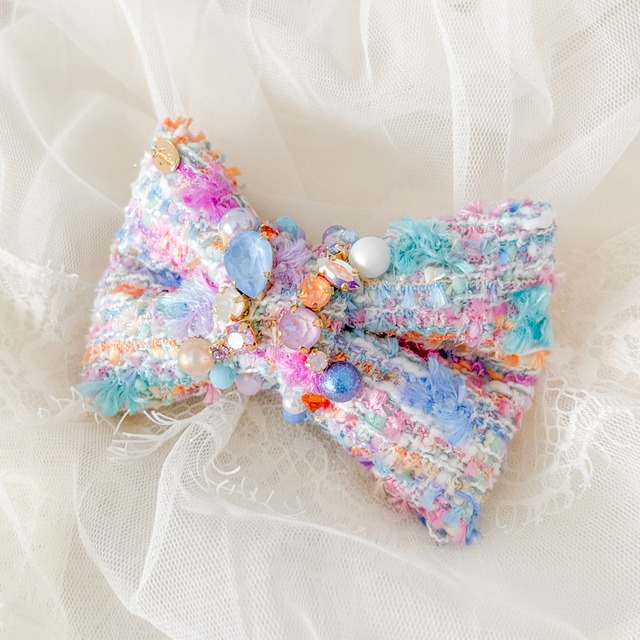 4【バレッタ】Couture Ribbon〔Miros〕