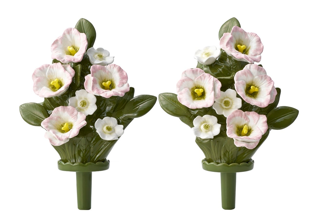 カレンヌ 墓花（L）アネモネ レッド＆ホワイト 1対（2個） ALL ITEM