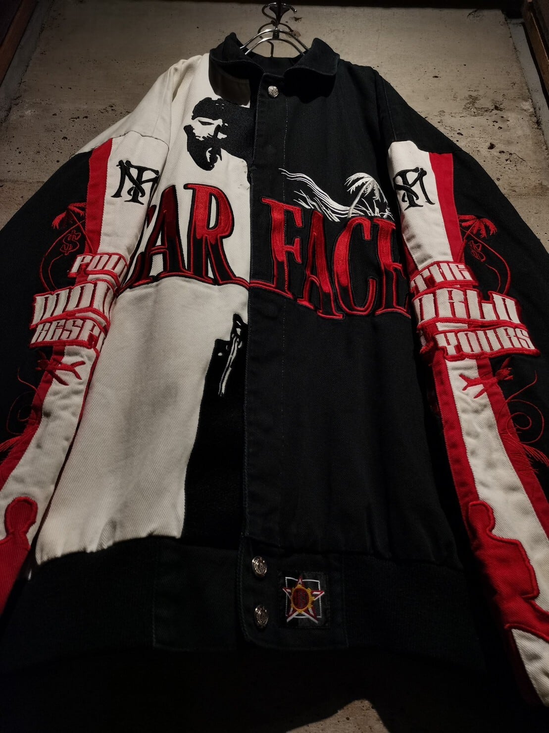 Caka】”Scarface” x ”Jeff Hamilton“ Embroidery Logo Design Vintage