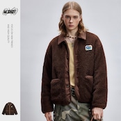 【暖かさUP】ムートンコート 中綿ジャケット T1940