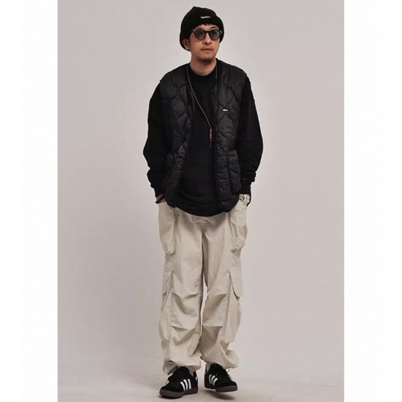 Quilted urban utility vest 1225 - 14