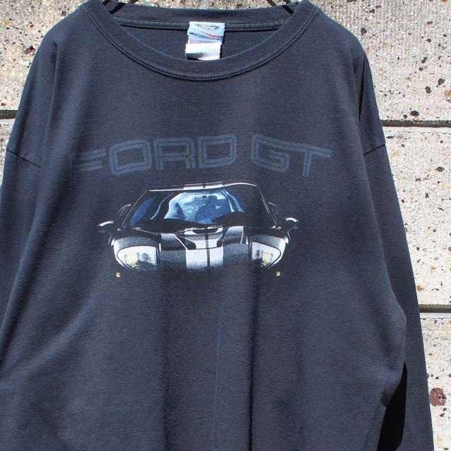 【Lサイズ】FORD GT オフィシャル ブランドロゴ入り 大きめサイズ 古着 L/S Tシャツ
