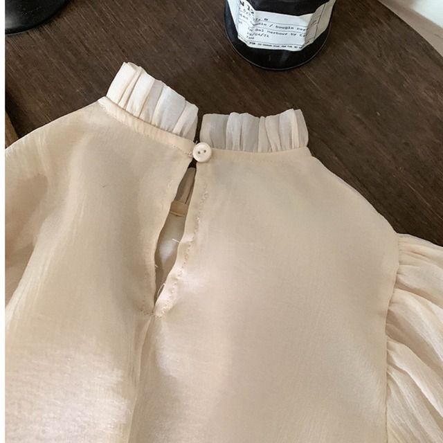 シフォンブラウスとワンピースのセット:90-120size