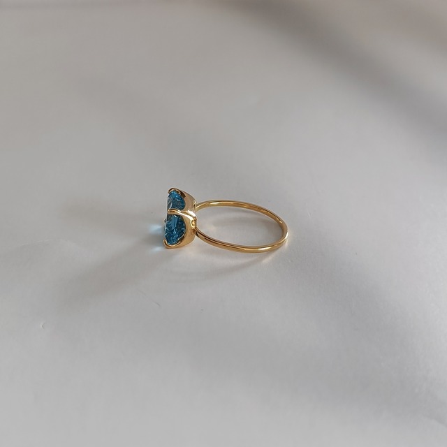 【square ring】ロンドンブルートパーズ