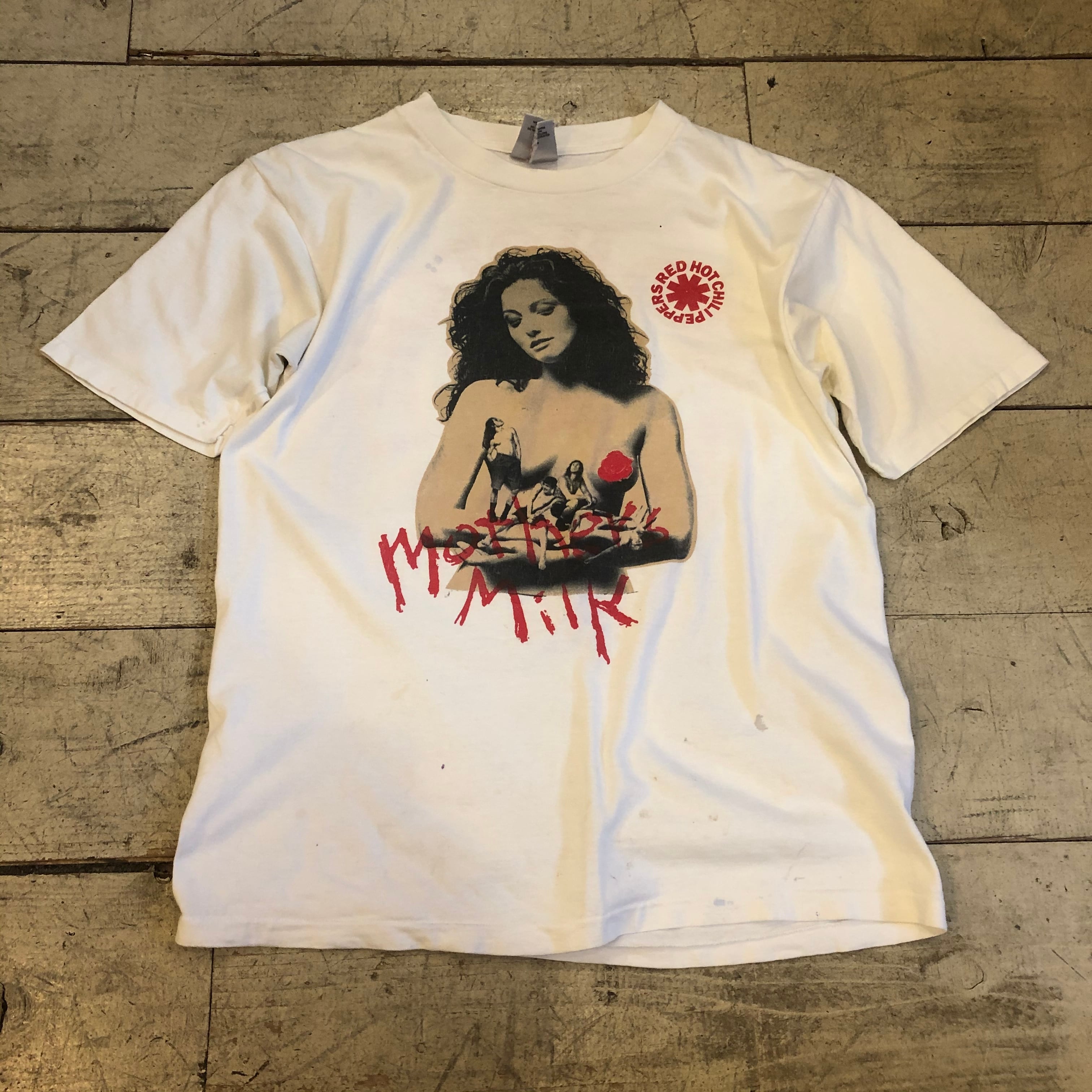 Special!! bootleg 90s RED HOT CHILI PEPPERS "MOTHERS MILK" T-shirt | What'z  up