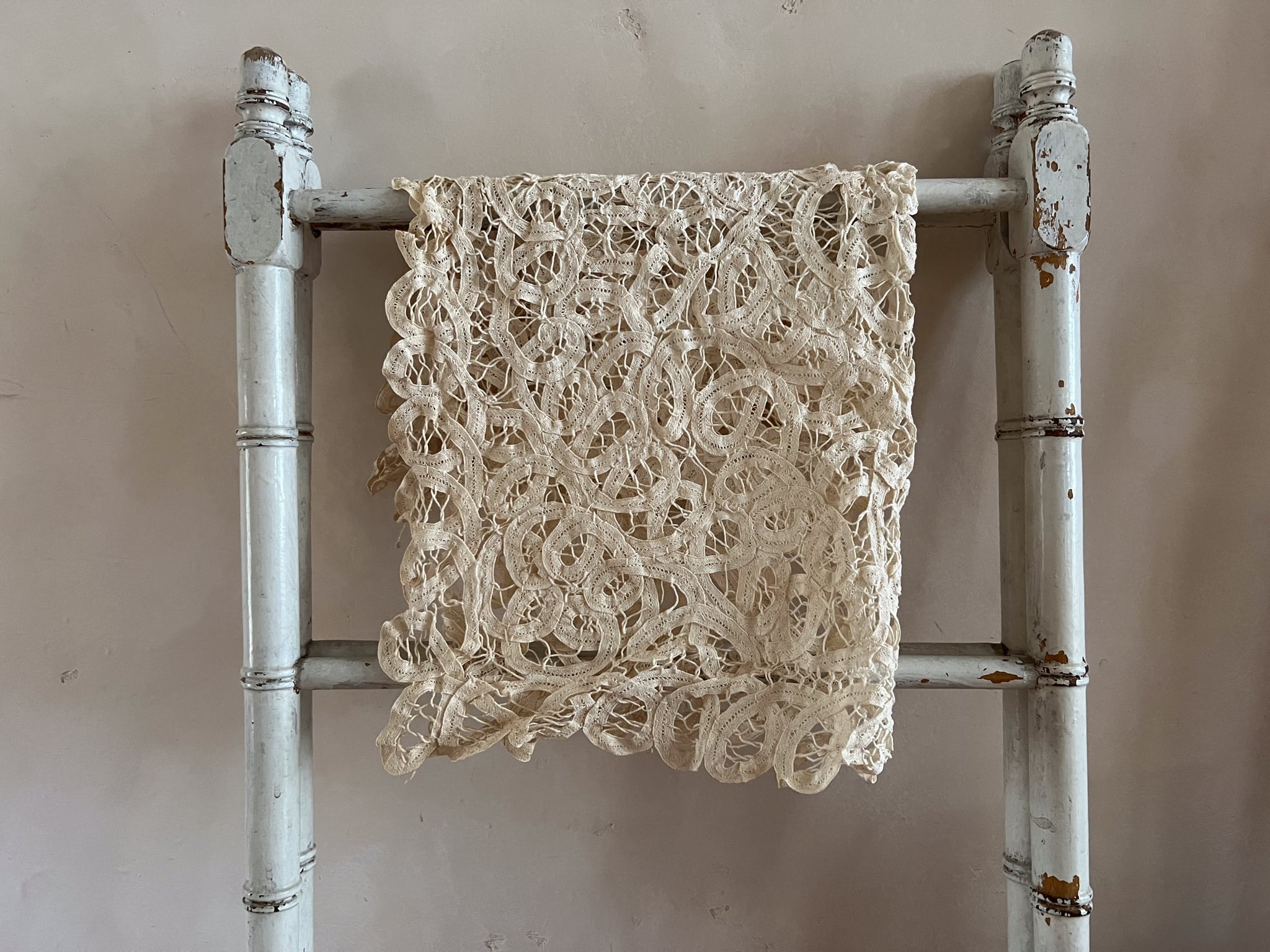 フランスアンティークレース 正方形 *フレンチアンティーク