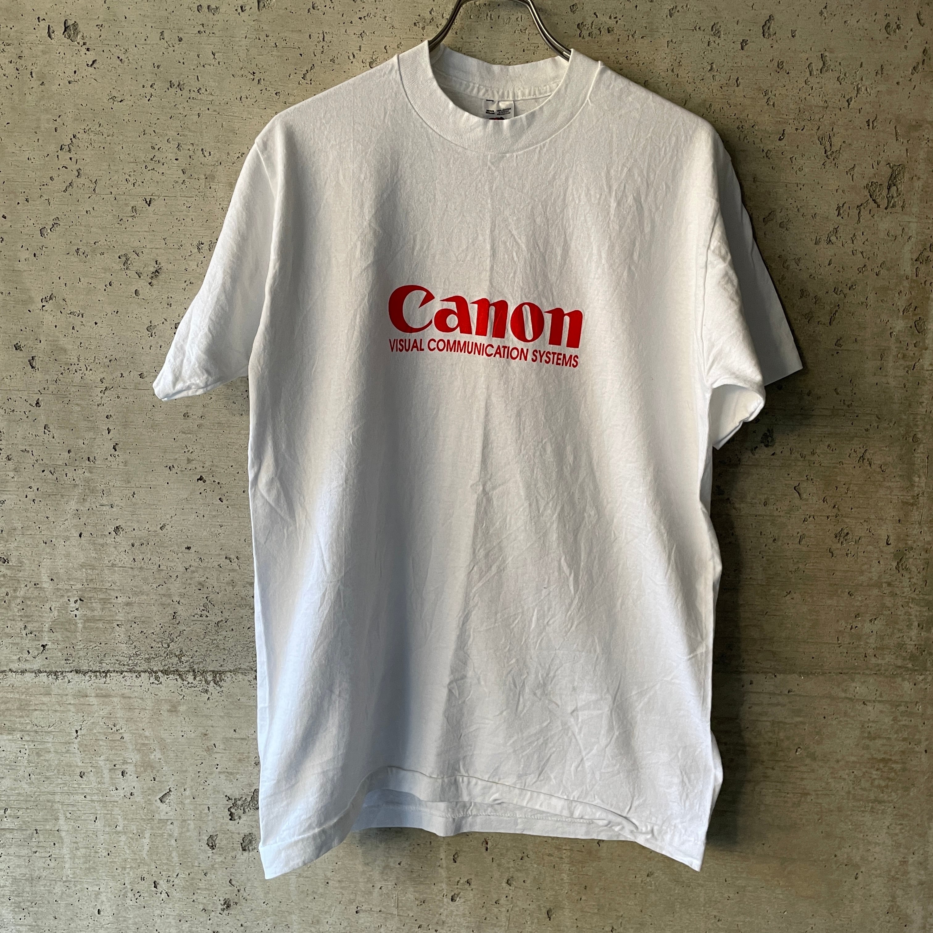 XZ6 Tシャツ キャノン 企業T ロゴ CANON アドT 広告 ロゴ | ビンテージ雑貨 家と外で powered by BASE