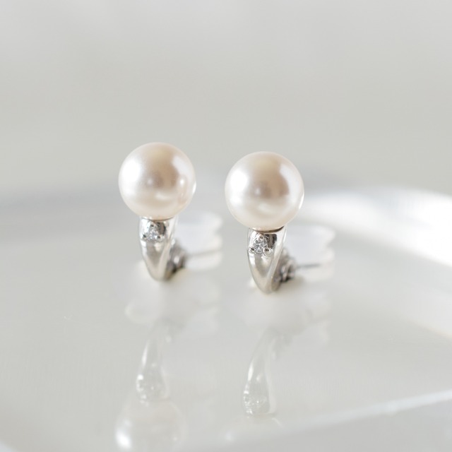 Luxe [silver925] シルバー〈ポイント交換対象外〉パールイヤリング 新型ソフトタッチイヤリング 痛くない 日本製 福耳ok 金属アレルギー対応 落ちない シンプル 送料無料