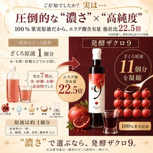 【送料込み・定期便｜1カ月ごと】無添加・オーガニック 発酵ザクロ100% 〔9〕｜朝のヨーグルトと始める美容健康習慣