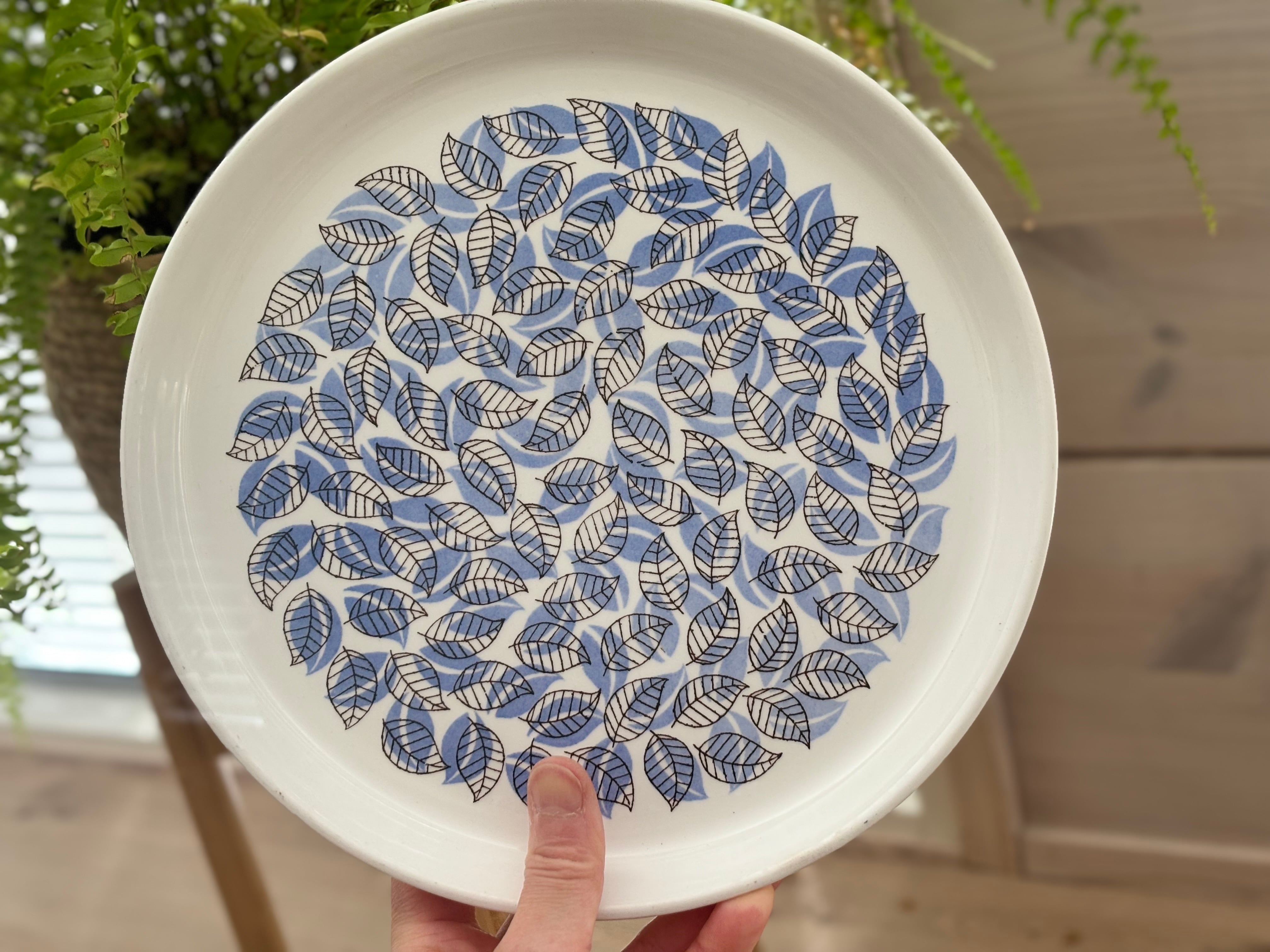 希少 グスタフスベリ ベチュラ プレート A Gustavsberg BETULA 24cm vintage plate blue | グスタフスベリ