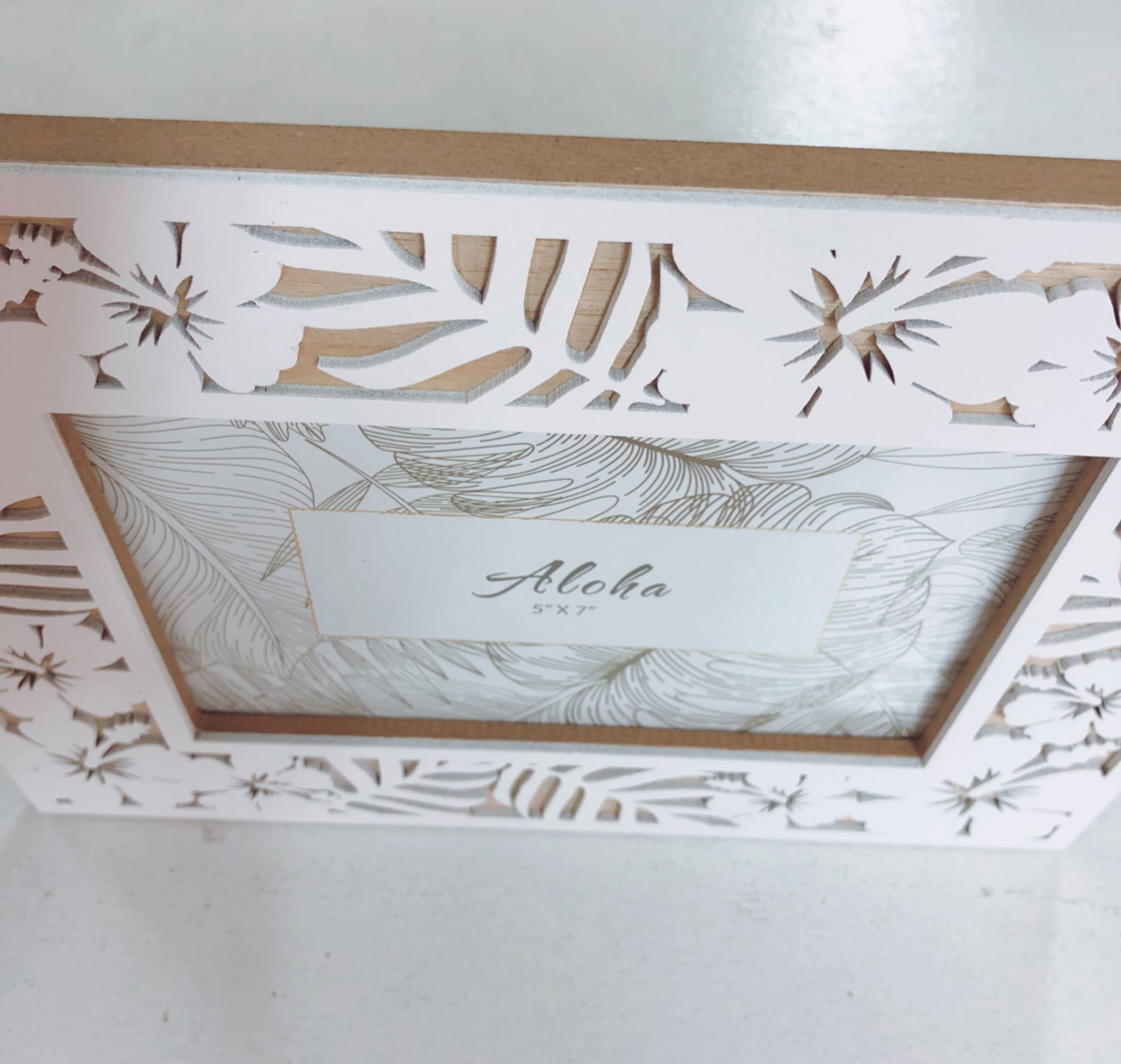 ハワイアンフォトフレーム ホワイトLサイズ | likolikoshop