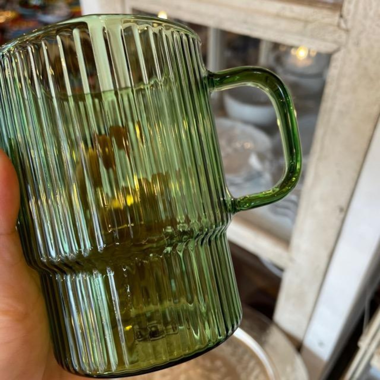 STACKING GLASS MUG 4color / スタッキングガラスマグ 全4色 マグカップ クリアカラー 透明感 カラフル シンプル かわいい おしゃれ ギフト プレゼント