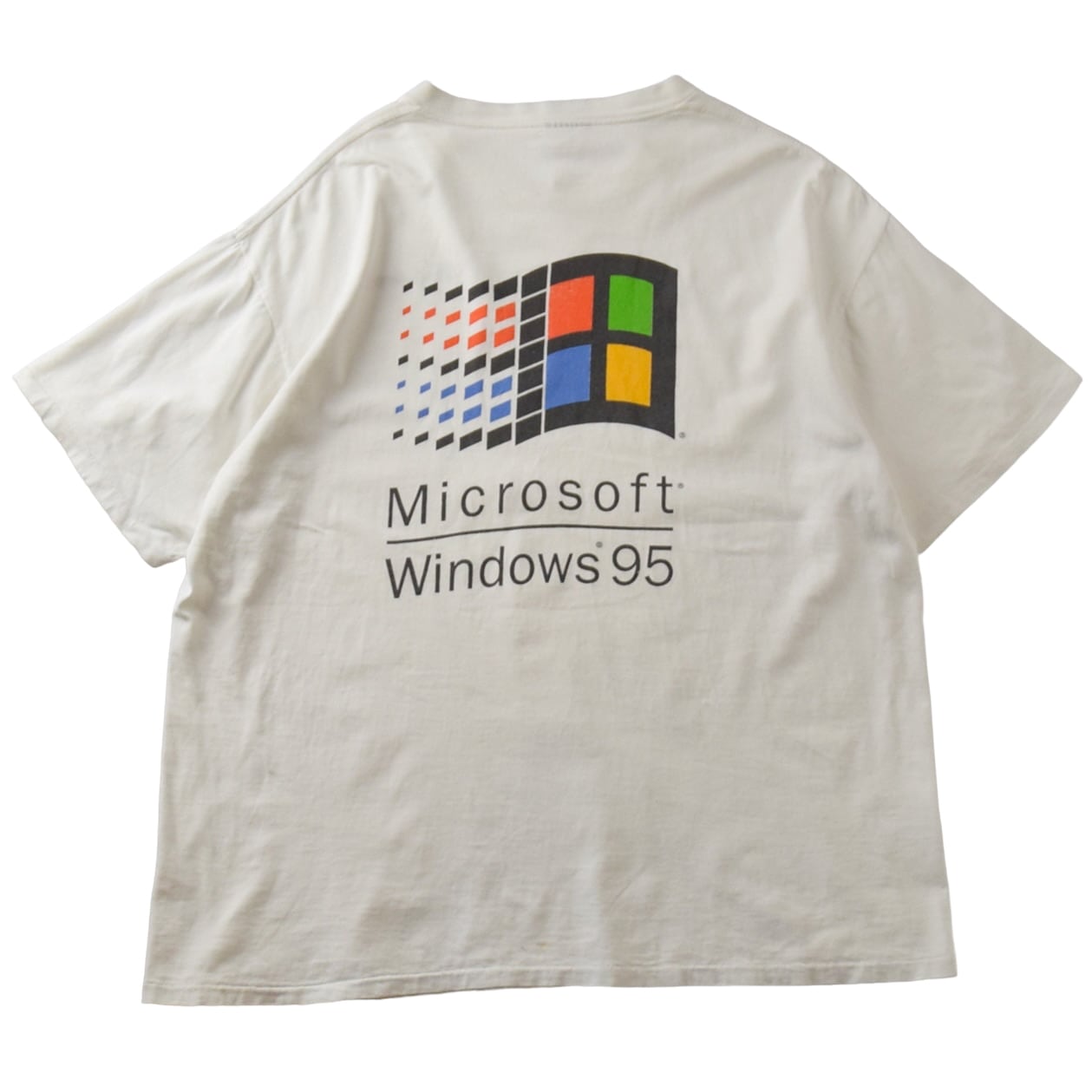 【USA製】90s Microsoft ヴィンテージ 企業プリントTシャツ XL