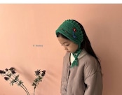 韓国子供服 / 26winter / VANILLA BUNNY / フラワーイヤーマフ / キッズ / 冬服 *FREE*