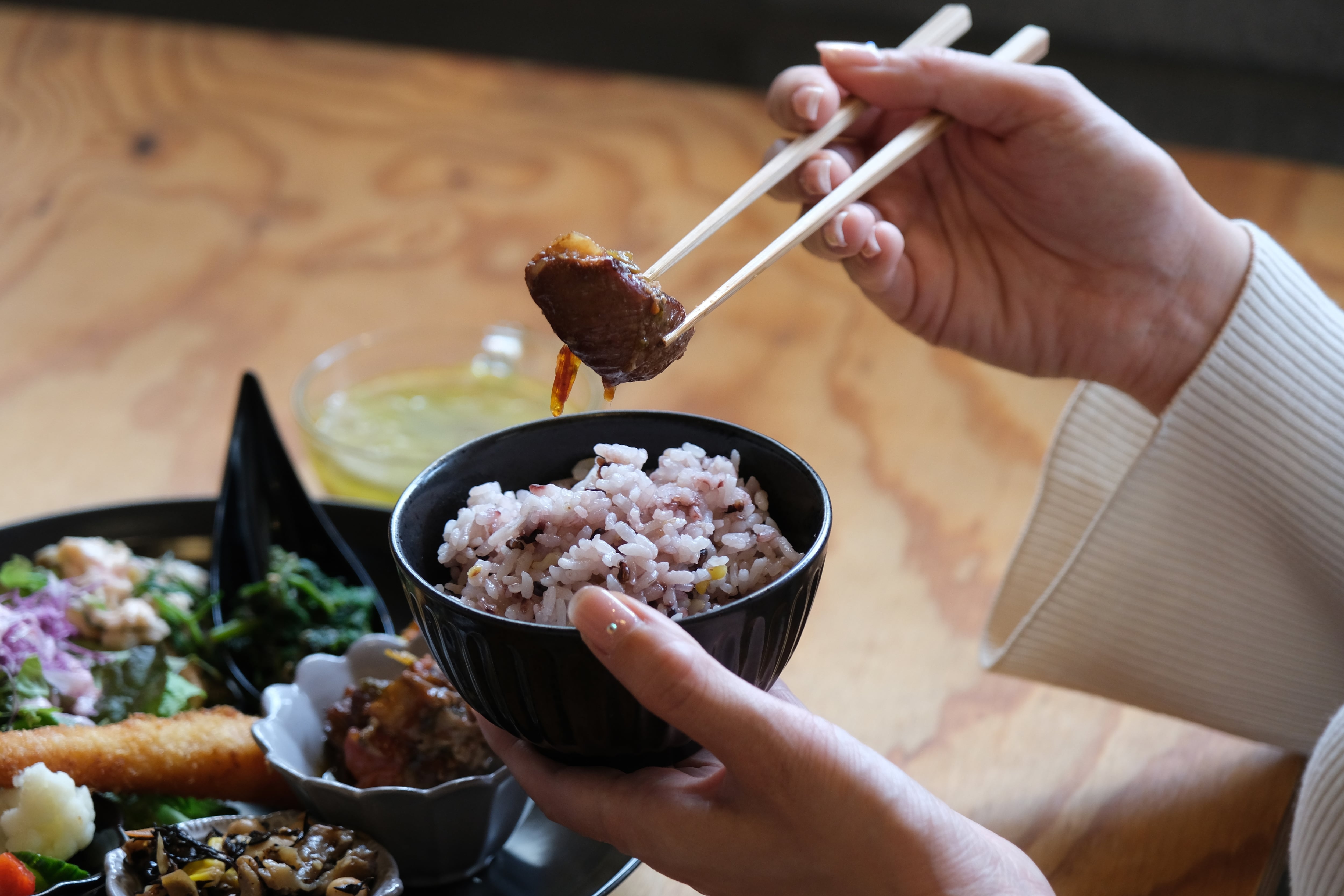 スス竹角箸4膳組