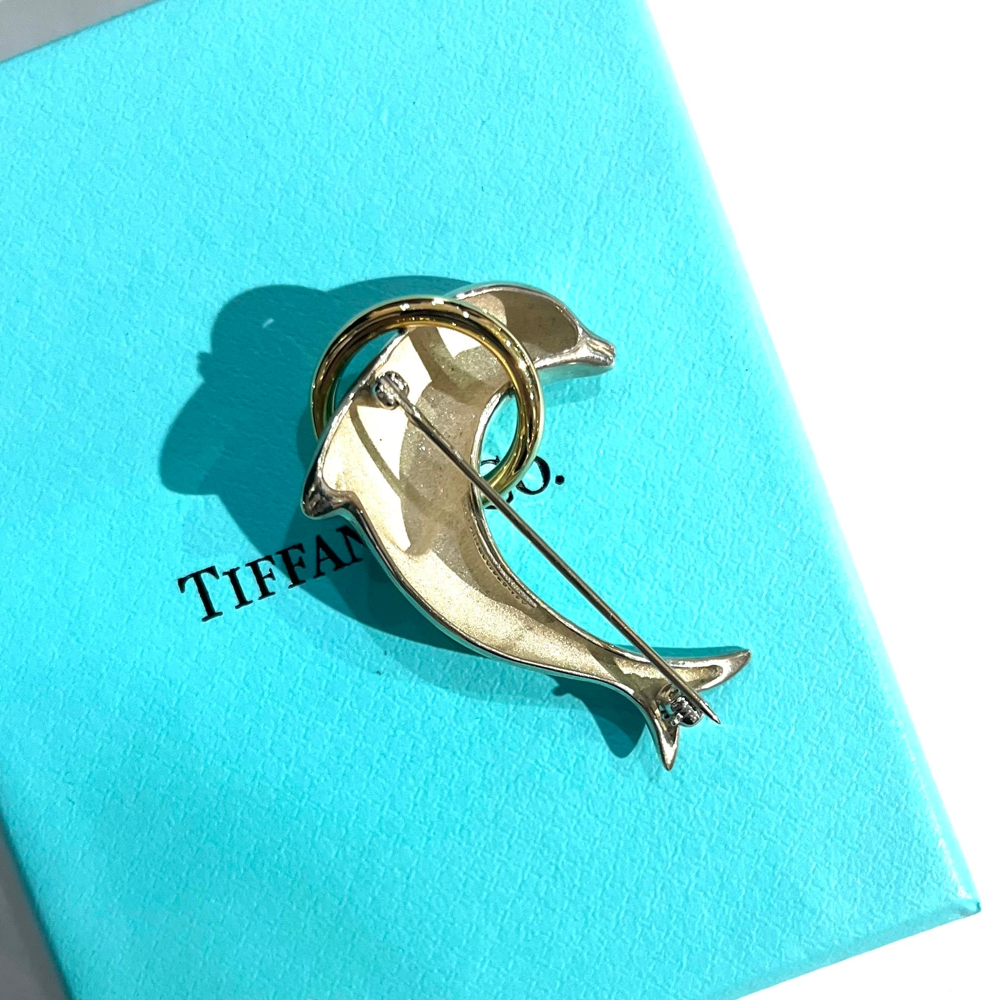 TIFFANY&CO 】TIFFANY &CO コンビ ドルフィン ティファニー アンドコー