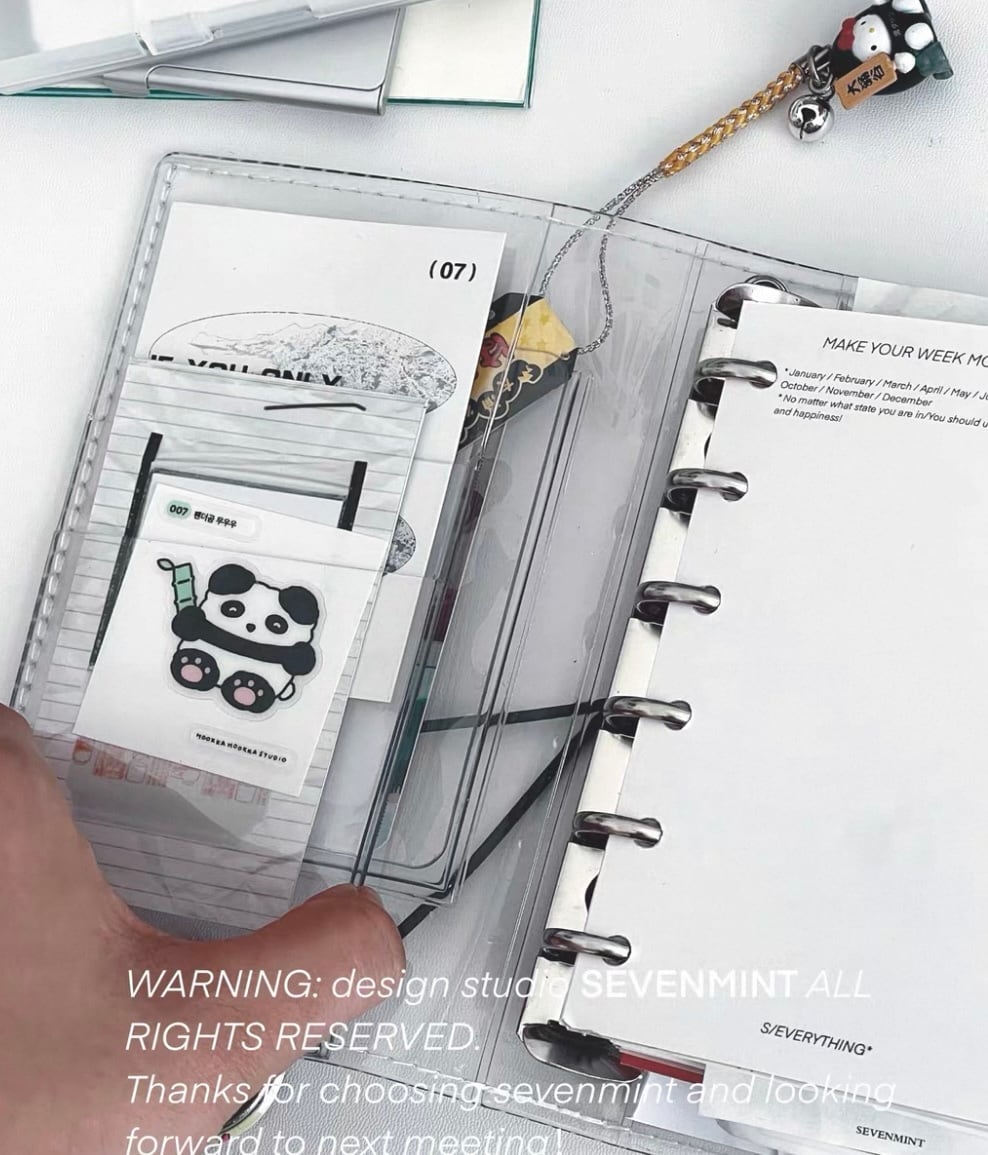 SEVEN MINT] クリアバインダー mini6サイズ | TOMOSHOP