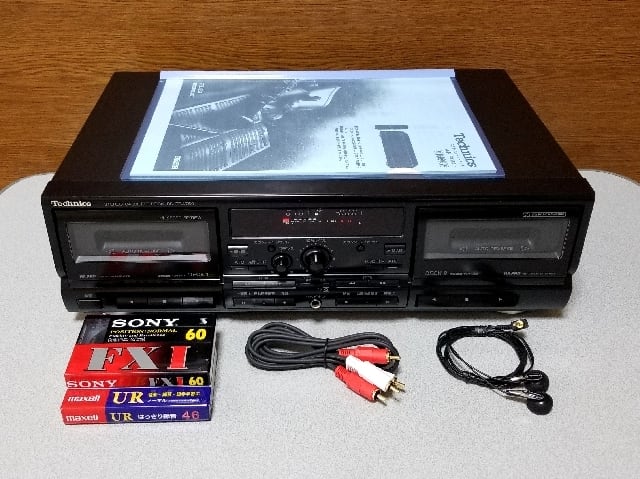 ダブル録音テープデッキ Technics RS-TR4750 録音良好・完動品 ダブル録音テープデッキ Technics RS-TR4750 録音良好・完動品