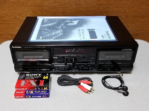 ダブル録音テープデッキ Technics RS-TR4750 録音良好・完動品