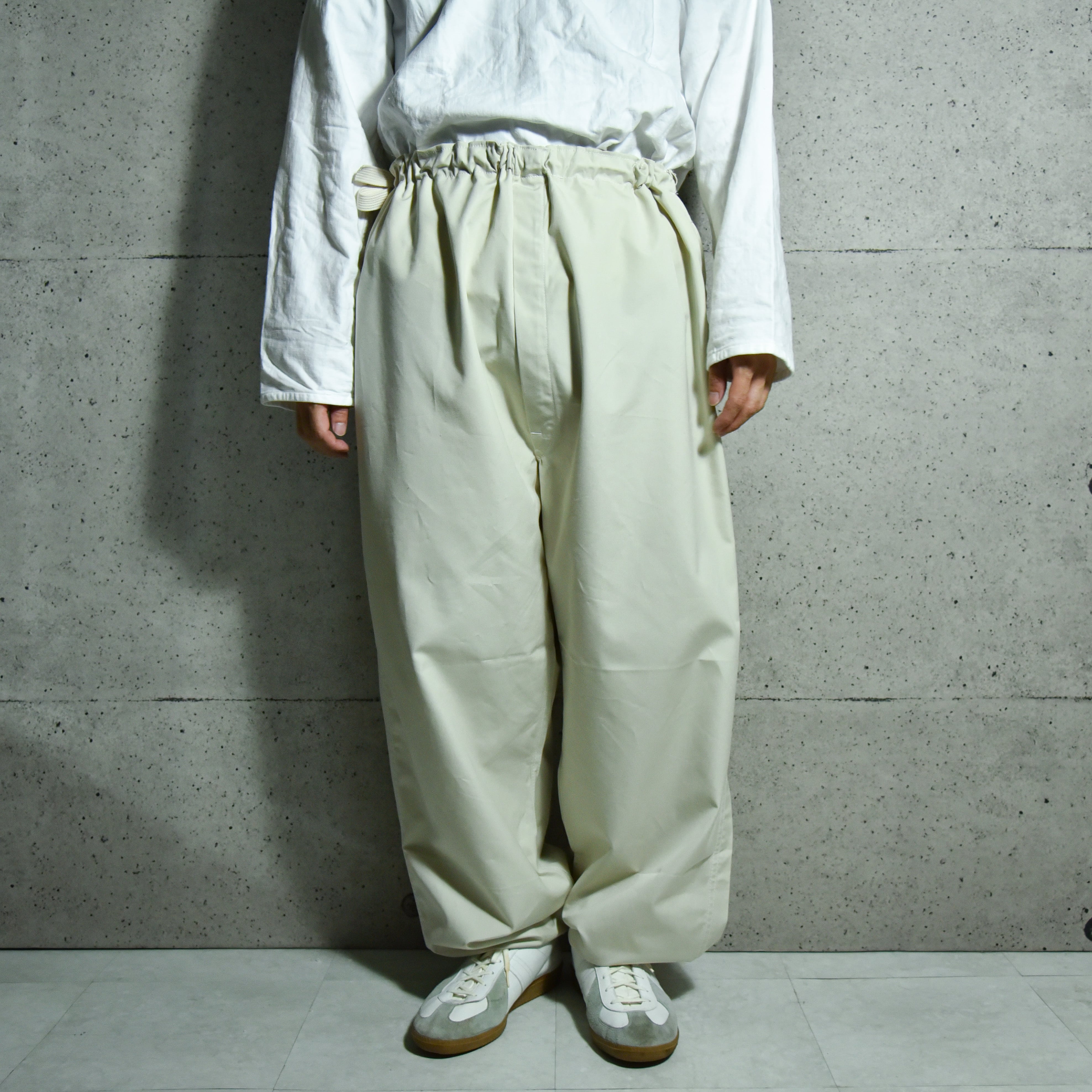 DEAD STOCK】60-70s Swedish Army Snow Camouflage Over Pants