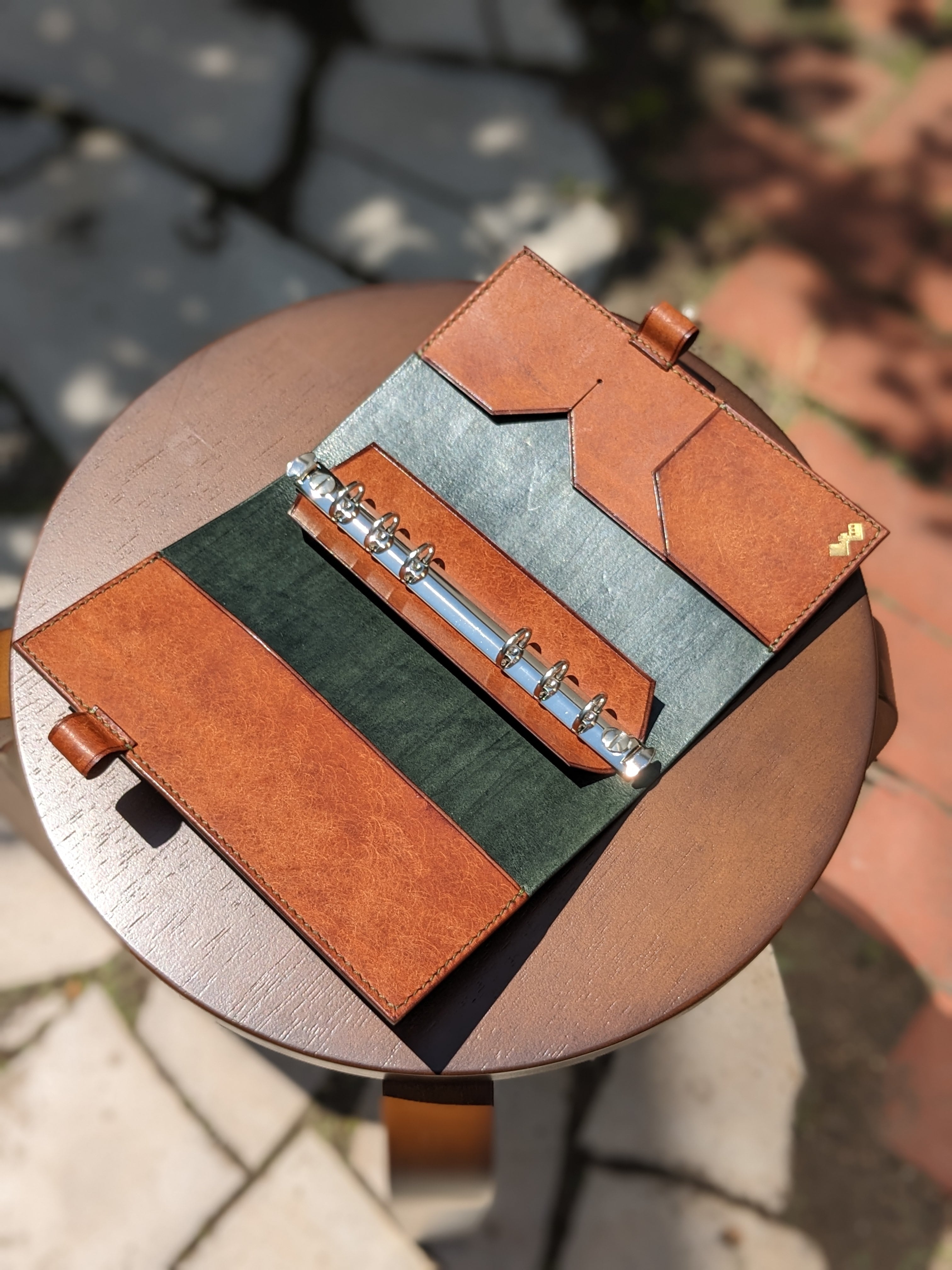 イタリアンレザー システム手帳カバー 6穴バイブルサイズ #5