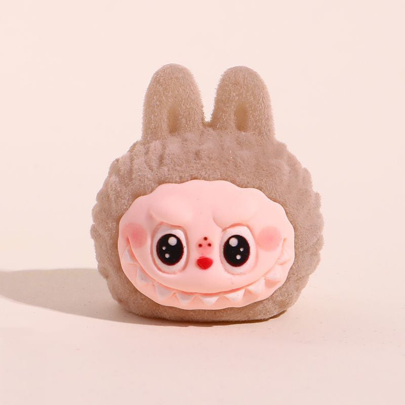 50%OFFで超お得！たっぷり10個入り】labubu ラブブ フェルト風ミニ