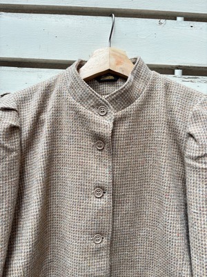 70’s stand up collar wool jacket