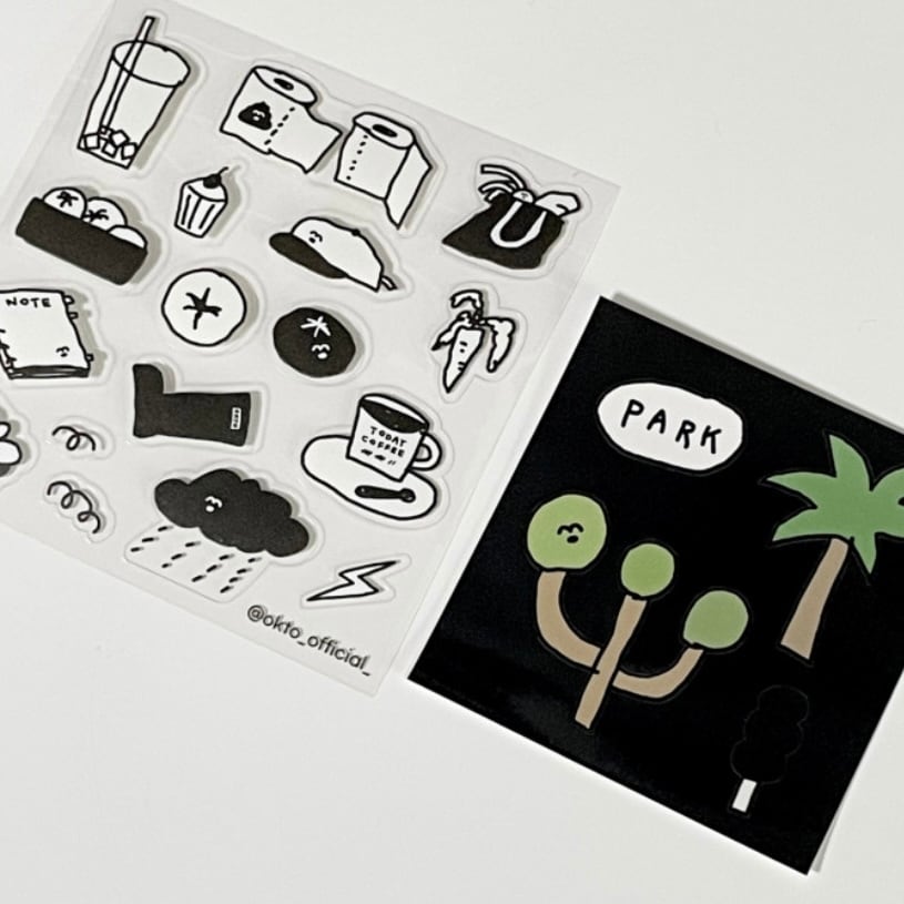 OKTO〔bon bon object sticker 3〕