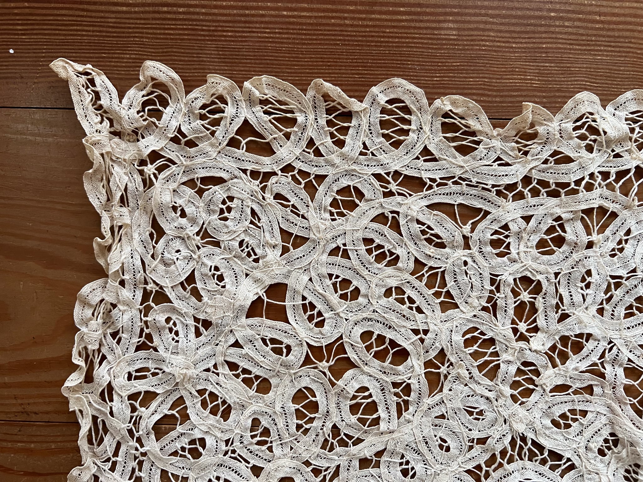 フランスアンティークレース 正方形 *フレンチアンティーク