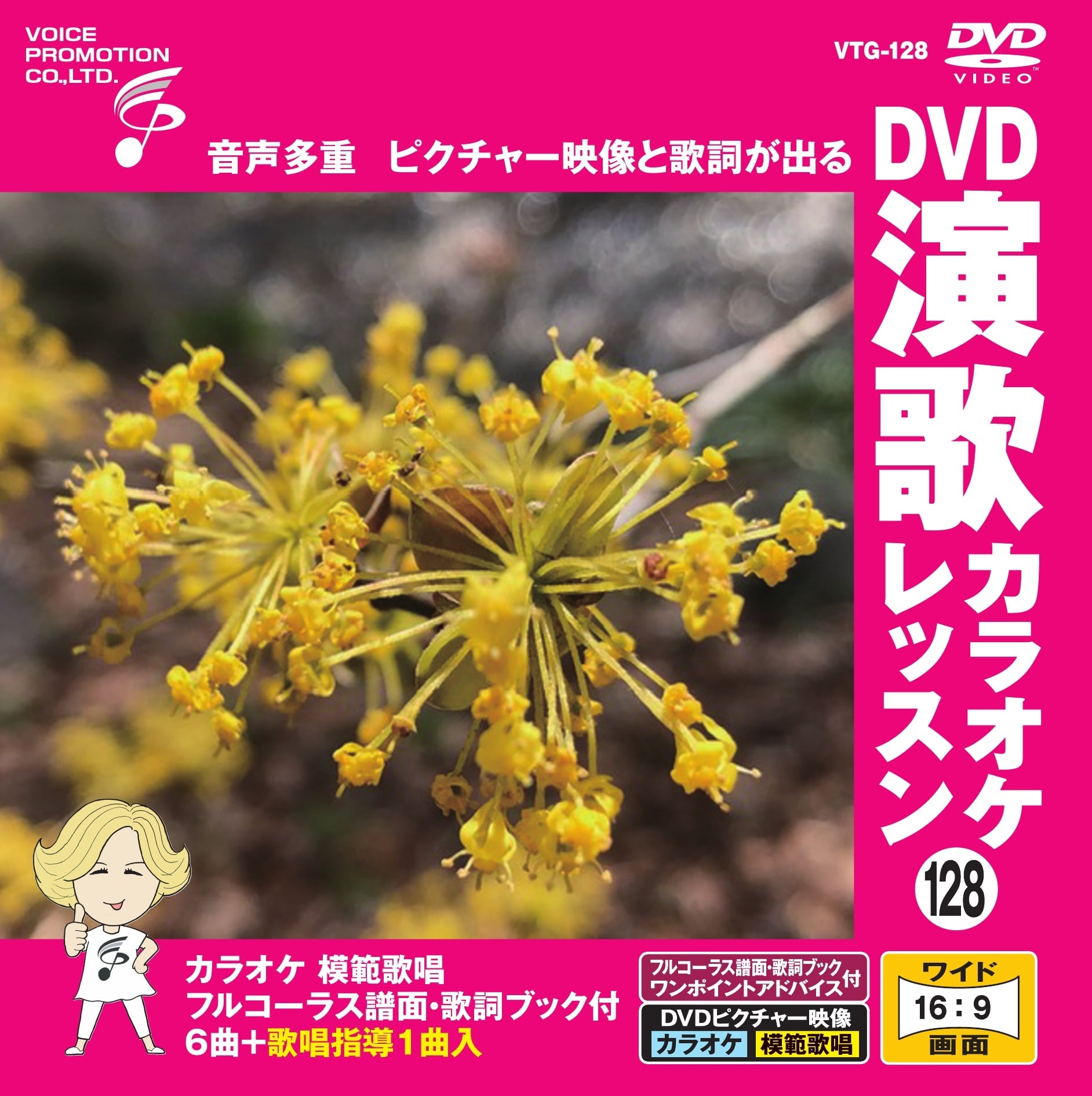 DVD演歌カラオケレッスン128（VTG-128） | 家庭用カラオケのボイス