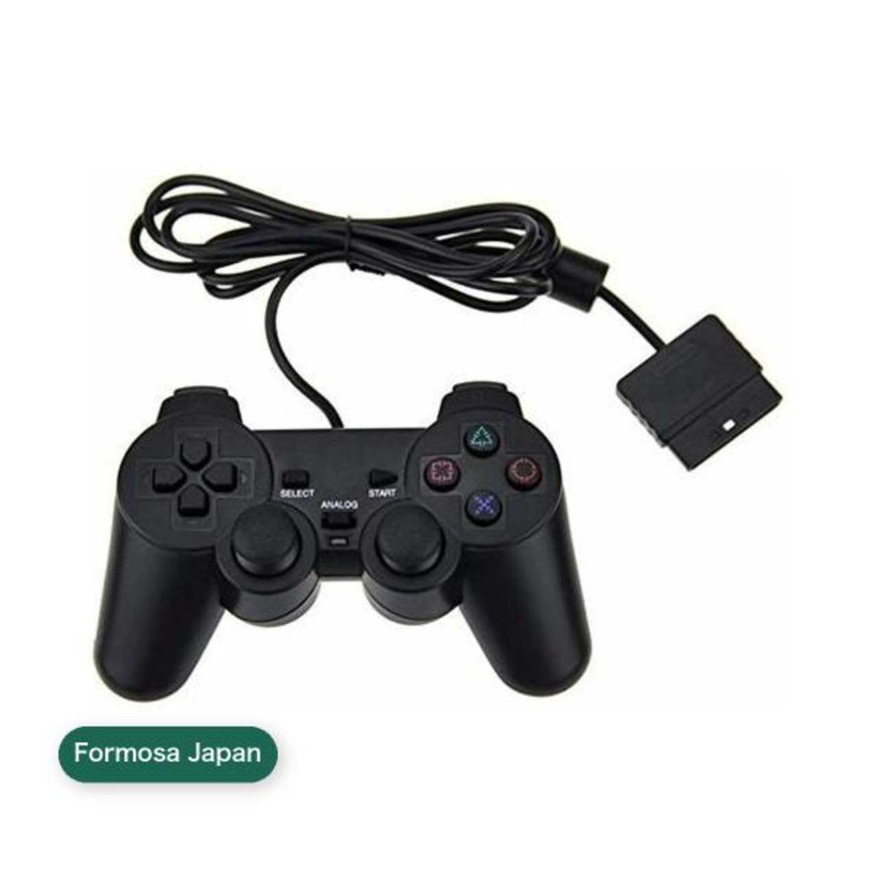 Formosa Japan PS2用 有線 コントローラー ブラック PS2 IF-PS2-C-WD