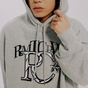CUBISM FONT HOODIE_GREY