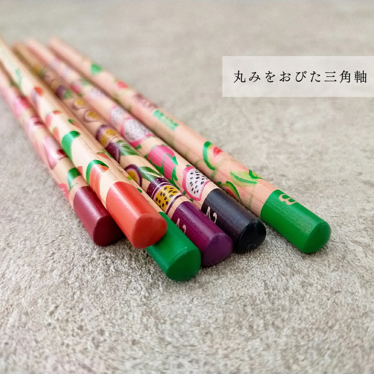 利百代（LIBERTY）台湾フルーツ鉛筆　6本セット