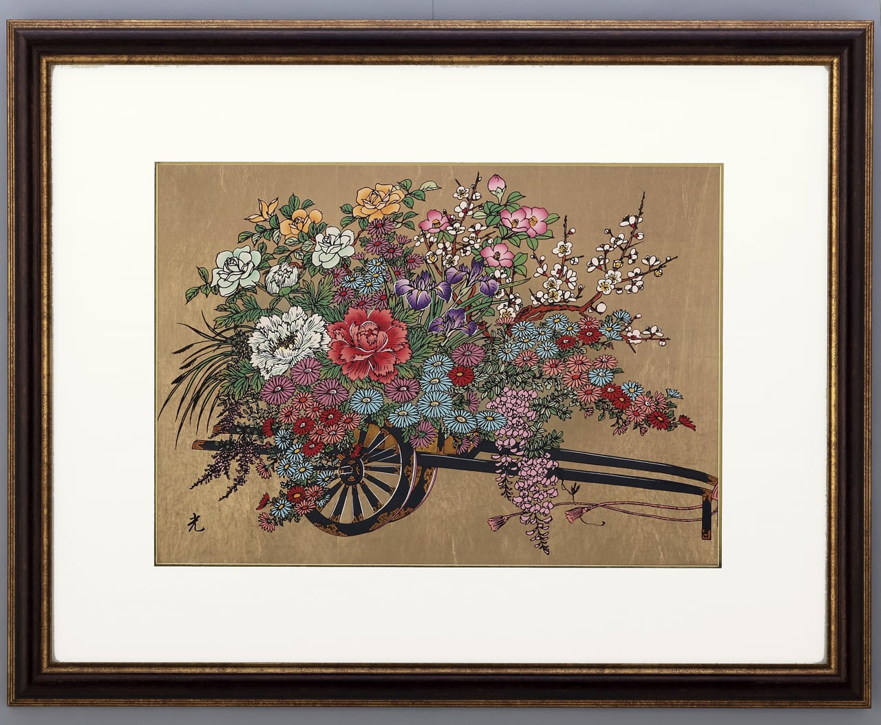 花車(金箔アート)
