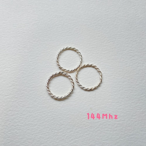 silver テンソルリング Royal cubit 144Mhz 1/8size