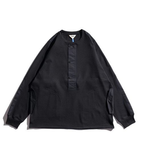 ※10/16(金)発売〜※ wfeld フェルド Functional Waffle Henley Shirt ファンクショナルワッフルヘンリーネックシャツ