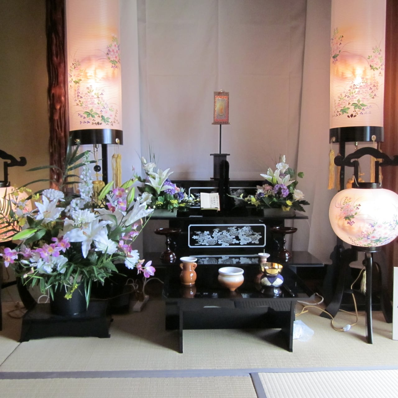 お盆飾り　後飾り祭壇 祭壇セット一式