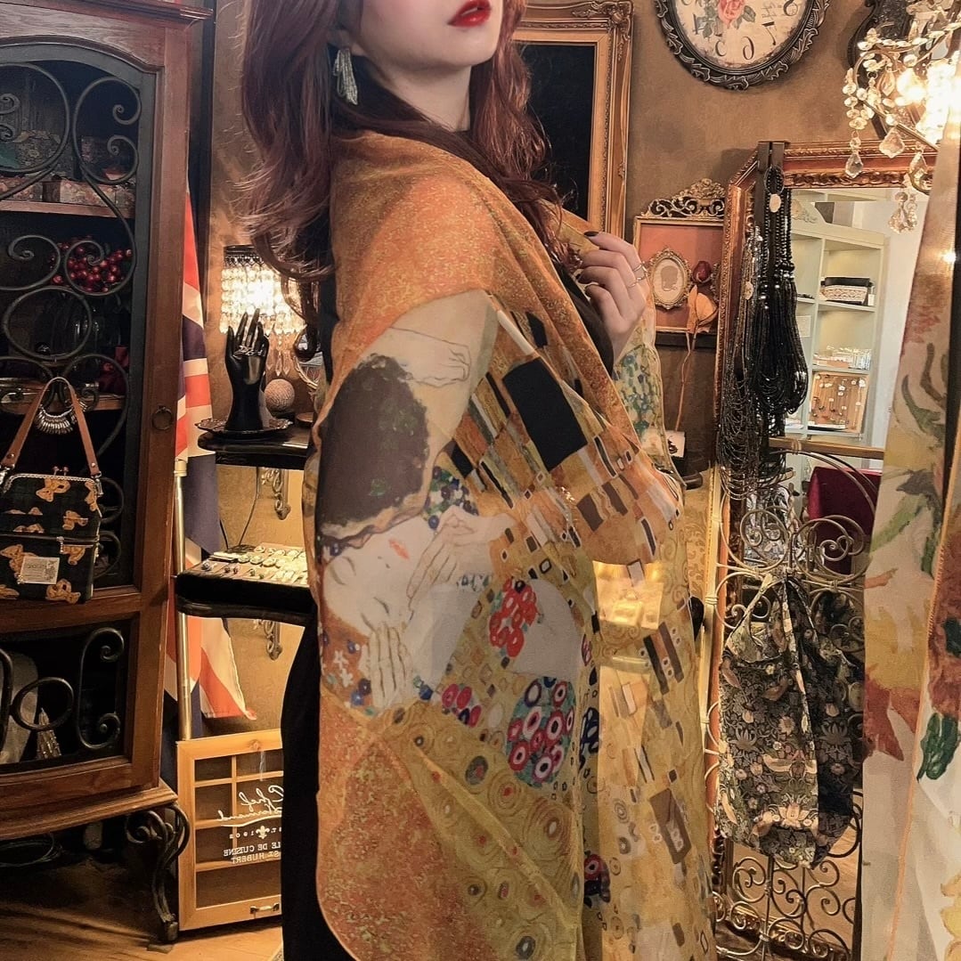 絵画シリーズ］クリムト 接吻 ストール | Jewelry Box.