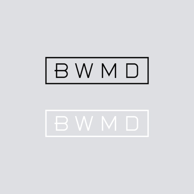 BWMD LOGO CUTTING STICKER 【 S 】