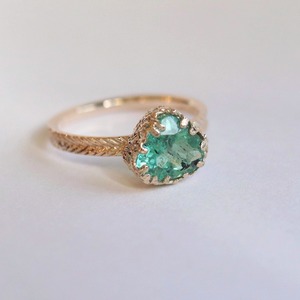 1点物　K10リング　/　エメラルド