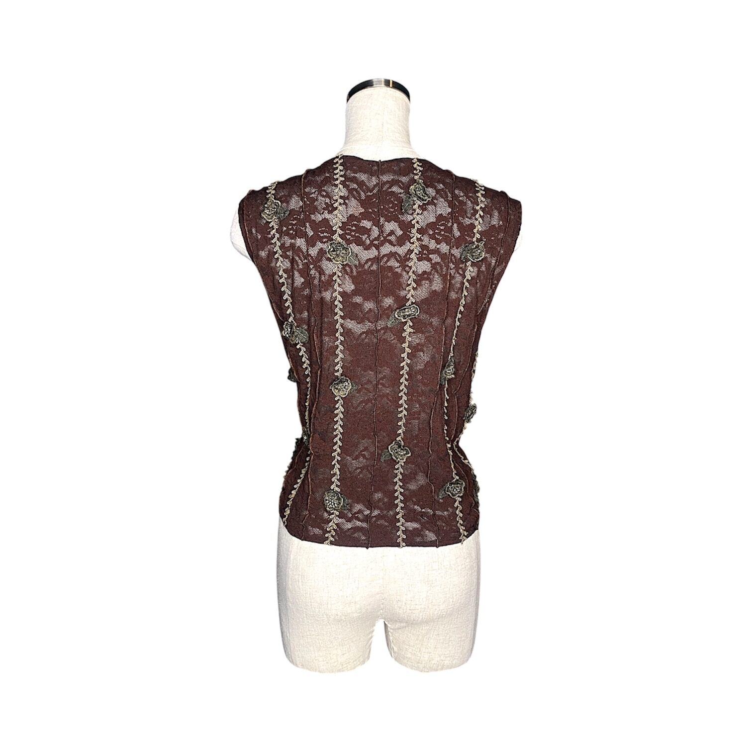 used lace vest