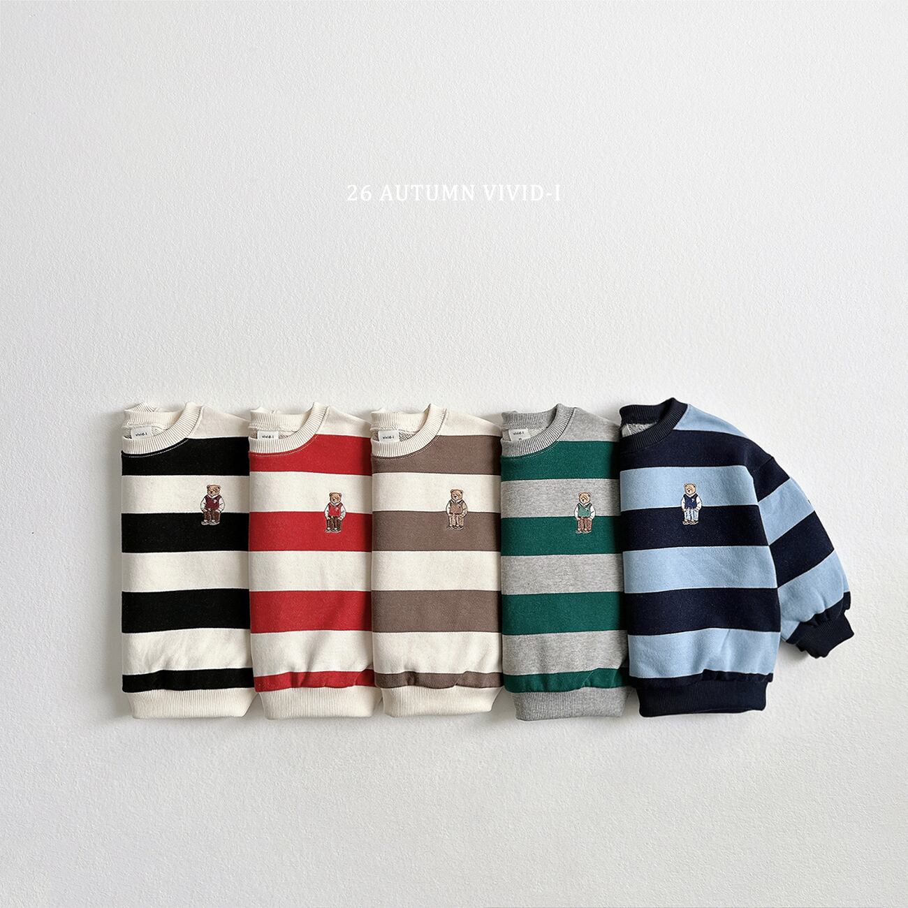 bear striped mtm【VIVID】※※10月下旬発送予定