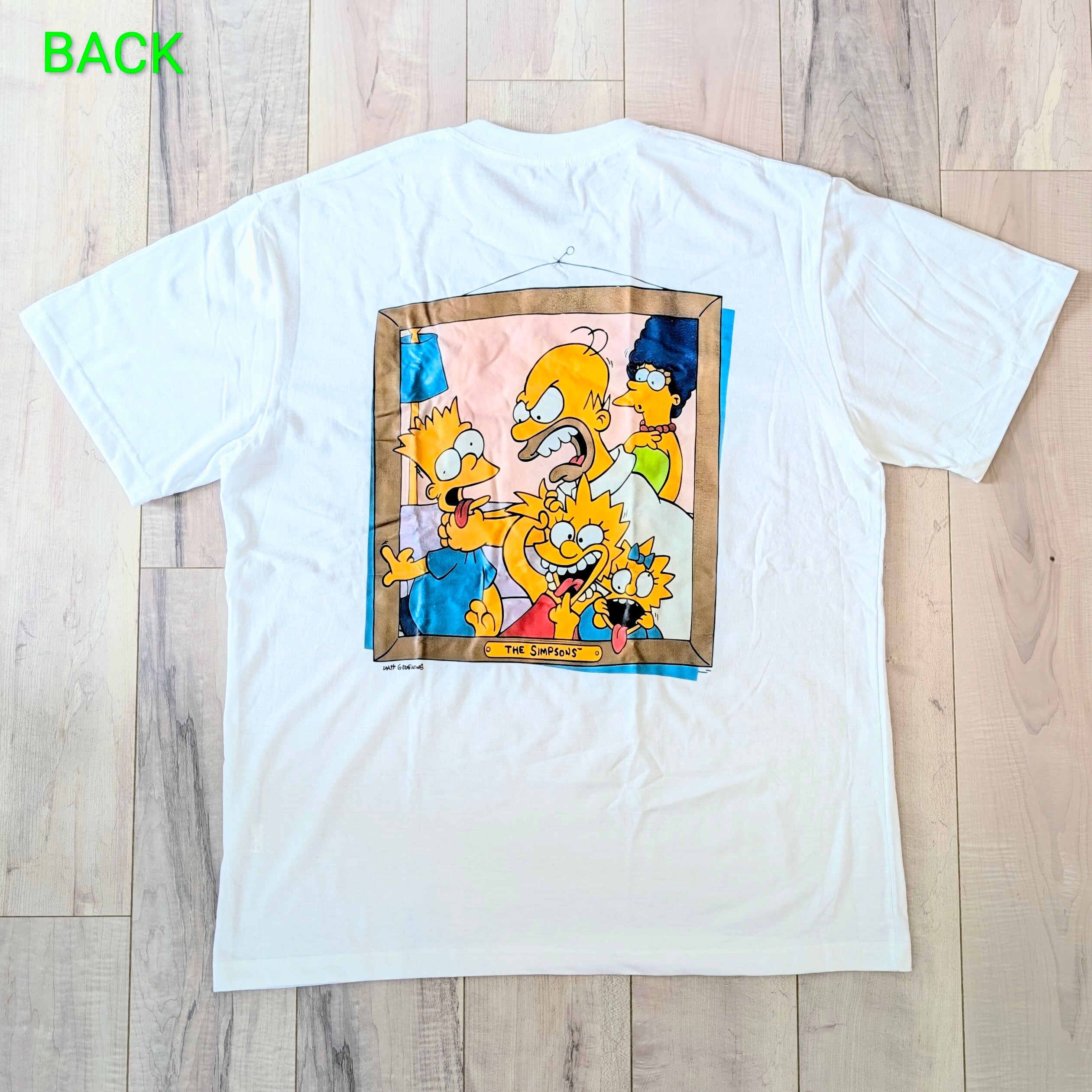 【 The Simpsons( ザ・シンプソンズ ) 】『 シンプソンファミリー 』写真撮ってもハチャメチャTシャツ(笑)〚アメリカン雑貨 アメトイ〛
